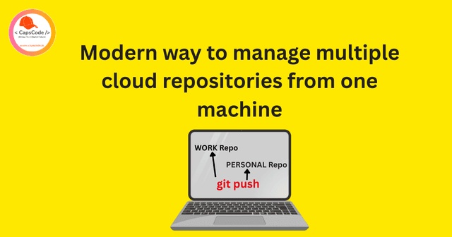 Modern way to manage multiple cloud repositories from one machine