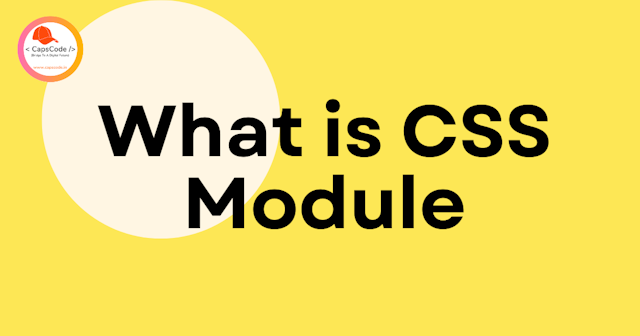 What is CSS Module
