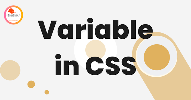 Variable in CSS