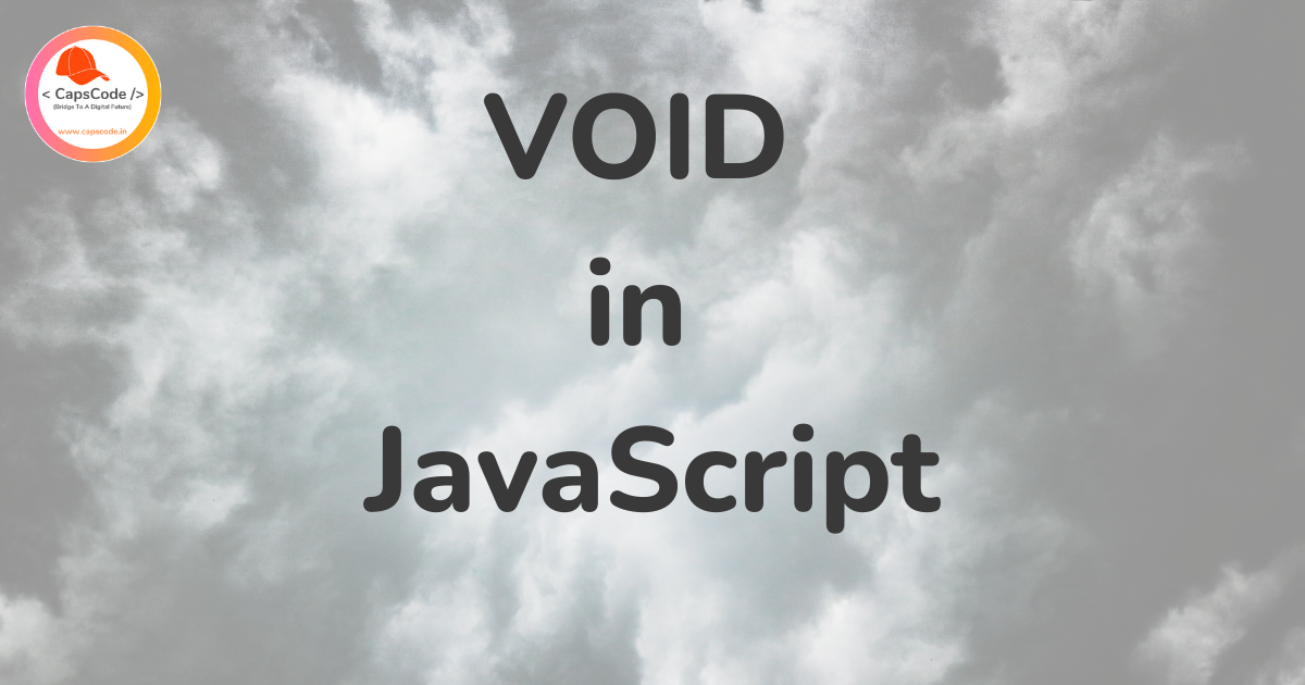 VOID in JavaScript